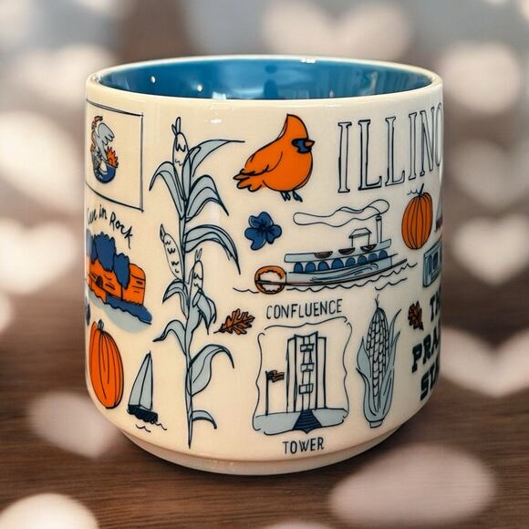 Starbucks Illinois Been There Series Across the Globe 14 oz Coffee Mug EUC - Picture 3 of 7